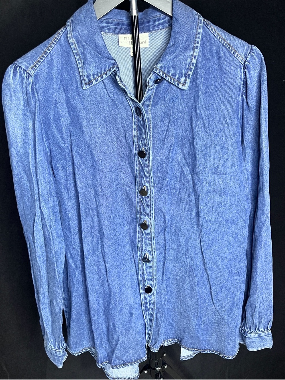 Hester & Orchard Denim button Up Shirt Size Medium